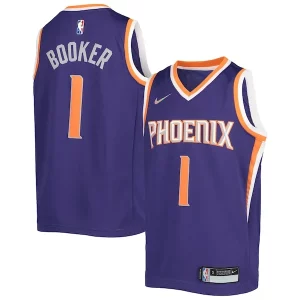 Pratico Gorgeous Sofisticato Devin Booker Phoenix Suns Nike Youth 2021/22 Diamond Swingman Jersey Icon Edition Purple