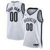 Attraente Lussuoso Brooklyn Nets Nike Unisex Swingman Custom Jersey White Association Edition