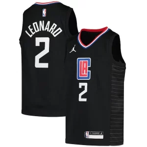 Eccezionale Cool Prestigioso Kawhi Leonard LA Clippers Jordan Brand Youth 2020/21 Swingman Player Jersey Black Statement Edition