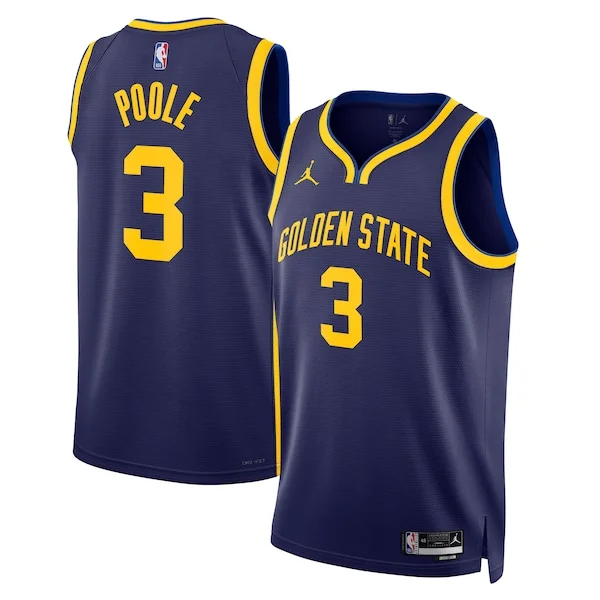 Magnifico Trendy Stupendo Jordan Poole Golden State Warriors Jordan Brand Unisex Swingman Jersey Statement Edition Navy