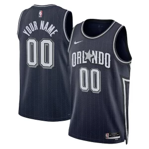 Duraturo Lussuoso Trendy Orlando Magic Nike Unisex 2023/24 Custom Swingman Jersey Navy City Edition