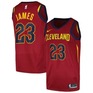 Resistente Splendido LeBron James Cleveland Cavaliers Nike Swingman Player Jersey Icon Edition Wine
