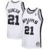 Stupendo Ottimo Tim Duncan San Antonio Spurs 1998/99 Hardwood Classics Swingman Jersey White