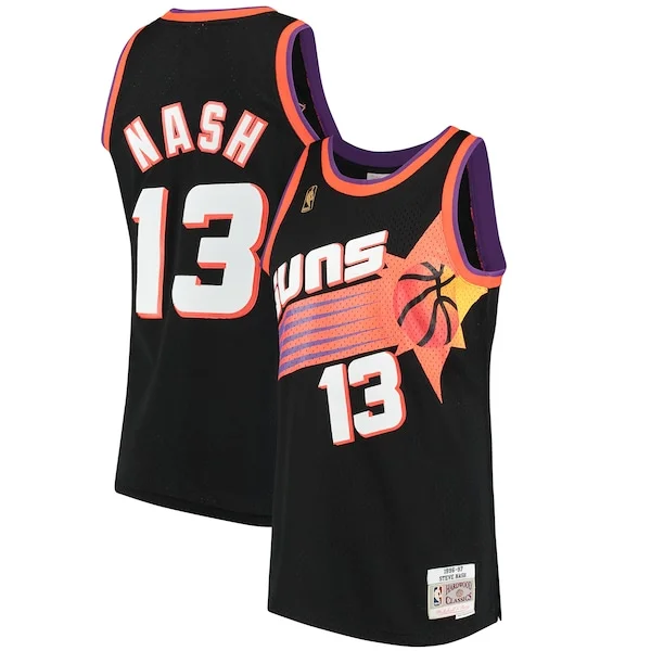 Gorgeous Splendido Steve Nash Phoenix Suns 1996/97 Hardwood Classics Swingman Jersey Black