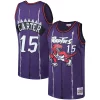 Meraviglioso Comodo Vince Carter Toronto Raptors 1998/99 Big & Tall Hardwood Classics Swingman Jersey Purple/White
