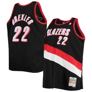 Classico Robusto Clyde Drexler Portland Trail Blazers 1991/92 Big & Tall Hardwood Classics Swingman Jersey Black