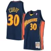 Attraente Accattivante Pratico Stephen Curry Golden State Warriors Hardwood Classics Swingman Jersey Navy/White