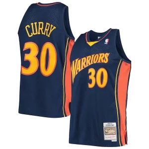 Attraente Accattivante Pratico Stephen Curry Golden State Warriors Hardwood Classics Swingman Jersey Navy/White