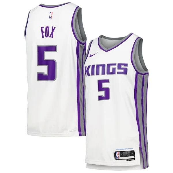 Magnifico Raffinato Delizioso De'Aaron Fox Sacramento Kings Nike Swingman Player Jersey Association Edition White