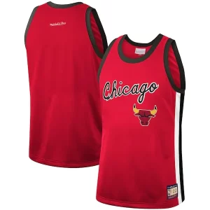 Accattivante Fantastico Chicago Bulls Hardwood Classics Team Heritage Fashion Jersey Red