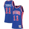 Comodo Classico Isiah Thomas Detroit Pistons 1988/89 Hardwood Classics Swingman Jersey Blue