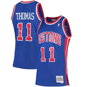 Comodo Classico Isiah Thomas Detroit Pistons 1988/89 Hardwood Classics Swingman Jersey Blue