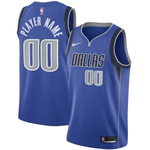 Meraviglioso Classico Incantevole Dallas Mavericks Nike Swingman Custom Jersey Blue Icon Edition
