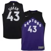 Sofisticato Pascal Siakam Toronto Raptors Nike Youth 2020/21 Swingman Player Jersey Black/Purple Earned Edition