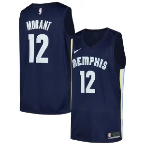Lussuoso Meraviglioso Ja Morant Memphis Grizzlies Nike Swingman Player Jersey Icon Edition Navy