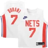 Cool Kevin Durant Brooklyn Nets Nike Preschool 2022/23 Swingman Jersey White Classic Edition