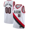 Gorgeous Portland Trail Blazers Nike 2020/21 Swingman Custom Jersey Association Edition White
