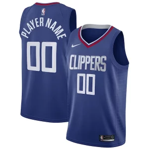 Ottimo Prestigioso Eccezionale LA Clippers Nike 2020/21 Swingman Custom Jersey Icon Edition Royal