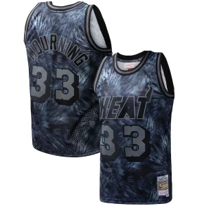 Fascinante Moderno Alonzo Mourning Miami Heat Hardwood Classics 1996/97 Tie Dye Swingman Jersey Black