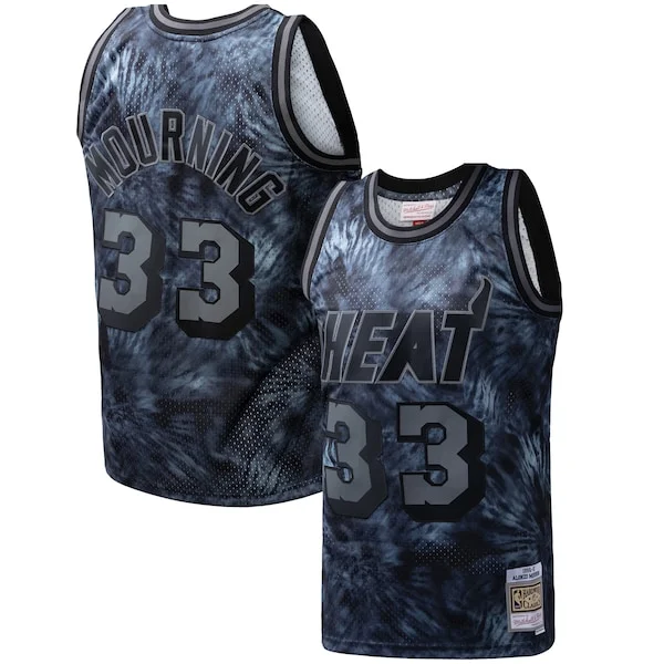 Fascinante Moderno Alonzo Mourning Miami Heat Hardwood Classics 1996/97 Tie Dye Swingman Jersey Black