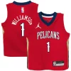 Eccezionale Zion Williamson New Orleans Pelicans Jordan Brand Toddler 2020/21 Jersey Red Statement Edition