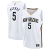 Gorgeous Dejounte Murray New Orleans Pelicans Fast Break Replica Player Jersey Association Edition White
