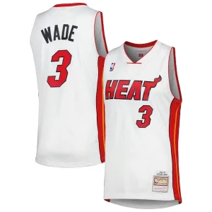 Splendido Versatile Dwyane Wade Miami Heat 2001/02 Hardwood Classics Swingman Jersey White