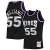 Splendido Jason Williams Sacramento Kings 2000/01 Hardwood Classics NBA 75th Anniversary Diamond Swingman Jersey Black