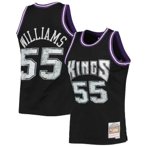 Splendido Jason Williams Sacramento Kings 2000/01 Hardwood Classics NBA 75th Anniversary Diamond Swingman Jersey Black