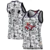Eccezionale Accattivante Vince Carter Toronto Raptors Women's 1998 Doodle Swingman Jersey White