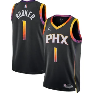 Fantastico Elegante Devin Booker Phoenix Suns Jordan Brand Unisex Swingman Jersey Statement Edition Black