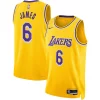 Lussuoso LeBron James Los Angeles Lakers Nike Unisex Swingman Jersey Icon Edition Gold