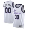 Attraente Los Angeles Lakers Nike Unisex 2022/23 Swingman Custom Jersey City Edition White