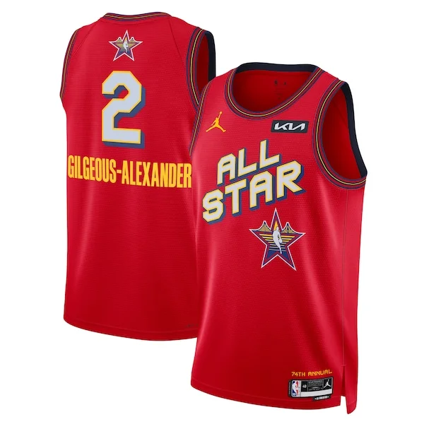 Comodo Moderno Classico Shai Gilgeous Alexander Nike Unisex 2025 NBA All Star Game Swingman Player Jersey Red