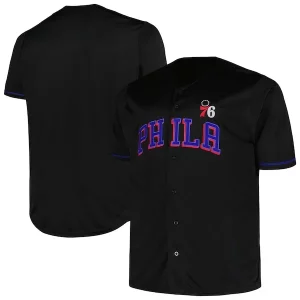 Resistente Incantevole Philadelphia 76ers Profile Big & Tall Pop Jersey Black