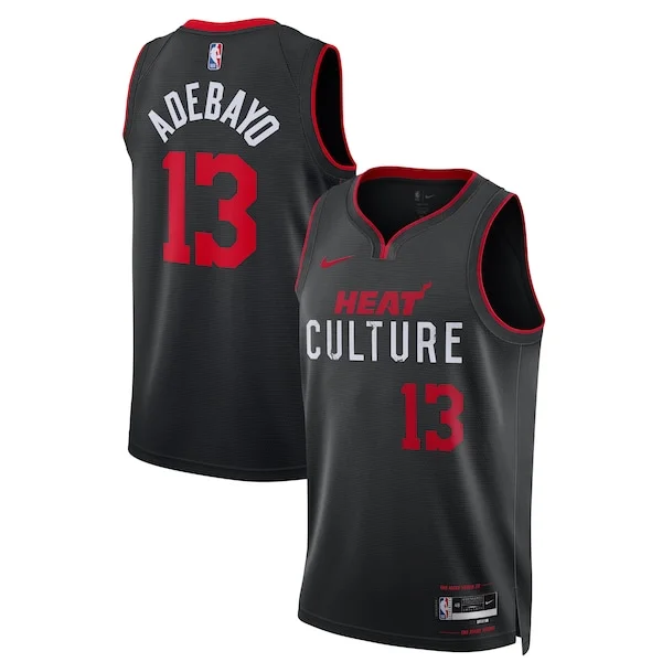 Splendido Fantastico Eccezionale Bam Adebayo Miami Heat Nike Unisex 2023/24 Swingman Jersey Black City Edition