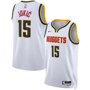 Prestigioso Splendido Versatile Nikola Jokic Denver Nuggets Nike Unisex Swingman Jersey Association Edition White/Navy