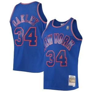 Pratico Charles Oakley New York Knicks 1996/97 Hardwood Classics Swingman Jersey Blue