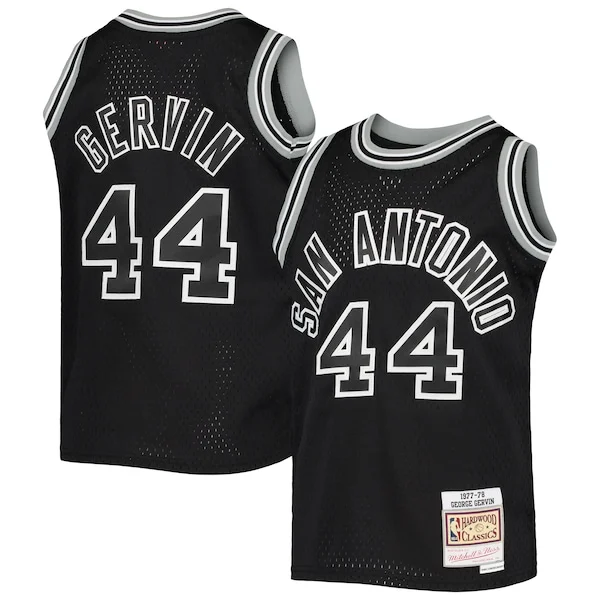 Comodo George Gervin San Antonio Spurs Youth 1978/79 Hardwood Classics Swingman Jersey Black