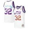 Elegante Incantevole Duraturo Karl Malone Utah Jazz 1991/92 Hardwood Classics Reload 3.0 Swingman Jersey White