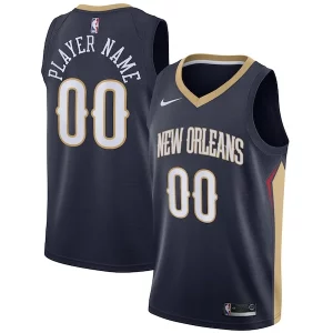 Eccezionale Splendido New Orleans Pelicans Nike Swingman Custom Jersey Navy Icon Edition