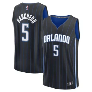 Bellissimo Paolo Banchero Orlando Magic Fast Break Replica Player Jersey Icon Edition Black