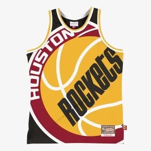 Magnifico Houston Rockets Hardwood Classics Blown Out Fashion Jersey Black