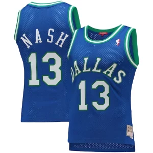 Delizioso Steve Nash Dallas Mavericks Women's 1998/99 Hardwood Classics Swingman Jersey Blue