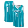 Resistente Accattivante LaMelo Ball Charlotte Hornets Youth Fast Break Replica Player Jersey Icon Edition Teal