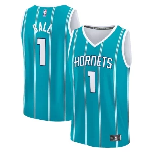 Resistente Accattivante LaMelo Ball Charlotte Hornets Youth Fast Break Replica Player Jersey Icon Edition Teal