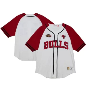 Incantevole Elegante Duraturo Chicago Bulls Practice Day Baseball Jersey White