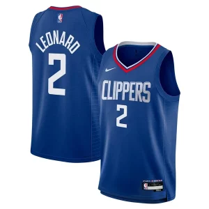 Resistente Kawhi Leonard LA Clippers Nike Youth Swingman Jersey Icon Edition Royal