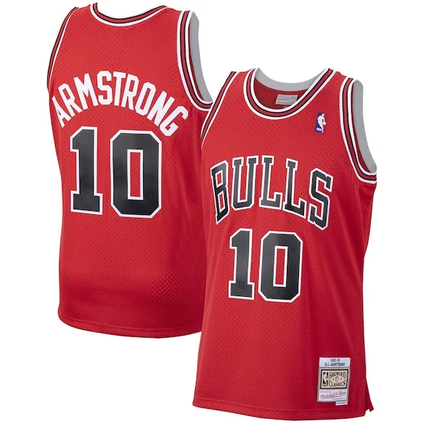 Meraviglioso Stupendo Ottimo B. J. Armstrong Chicago Bulls 2001/02 Hardwood Classics Swingman Jersey Red
