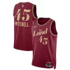 Stupendo Donovan Mitchell Cleveland Cavaliers Nike Unisex 2023/24 Swingman Jersey Wine City Edition